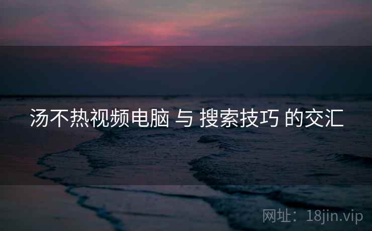 汤不热视频电脑 与 搜索技巧 的交汇