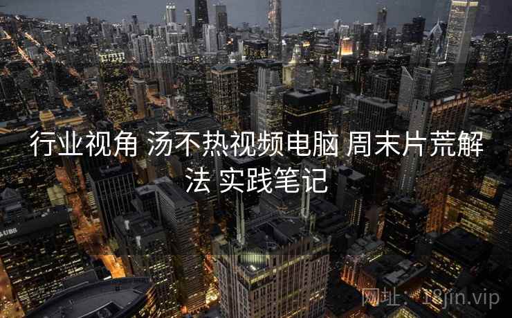 行业视角 汤不热视频电脑 周末片荒解法 实践笔记